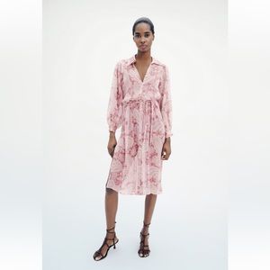 ZARA paisley print over sized blouse (NEW) M